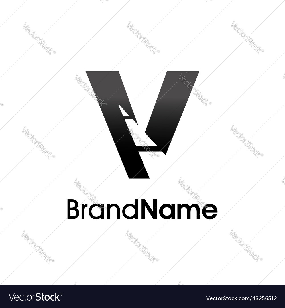 Simple and minimalist initial v road way