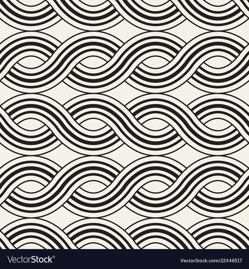 Modern Wavy Abstract Pattern