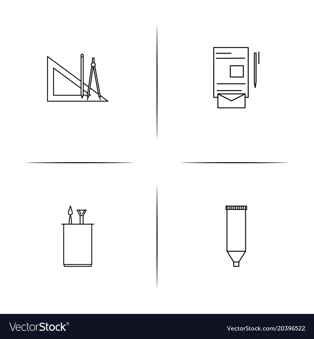 Creative process and design simple linear icon