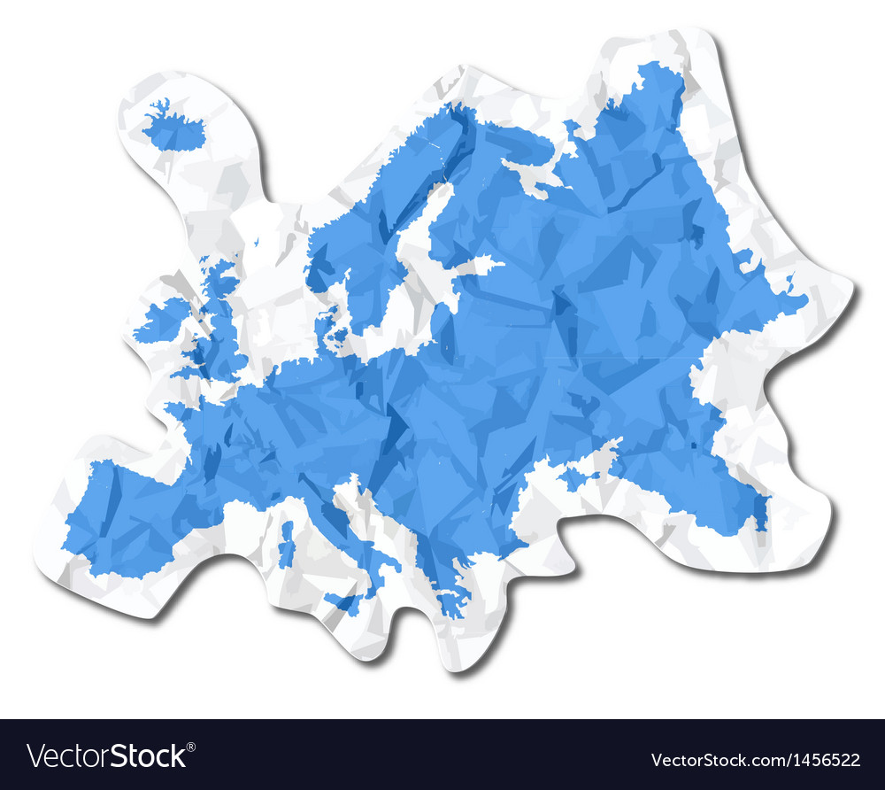 Crumbled map