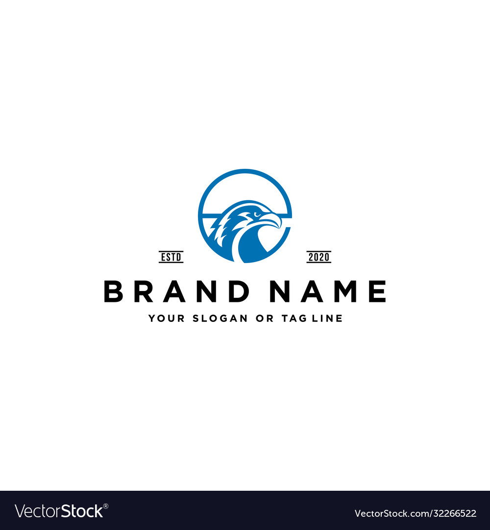 Eagle logo design Royalty Free Vector Image - VectorStock