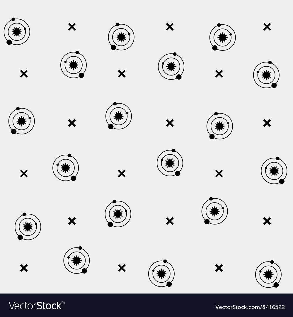 Geometric simple minimal pattern solar system