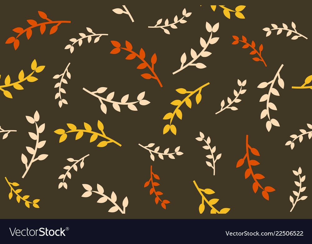 Leaves seamless pattern for use as wrapping paper