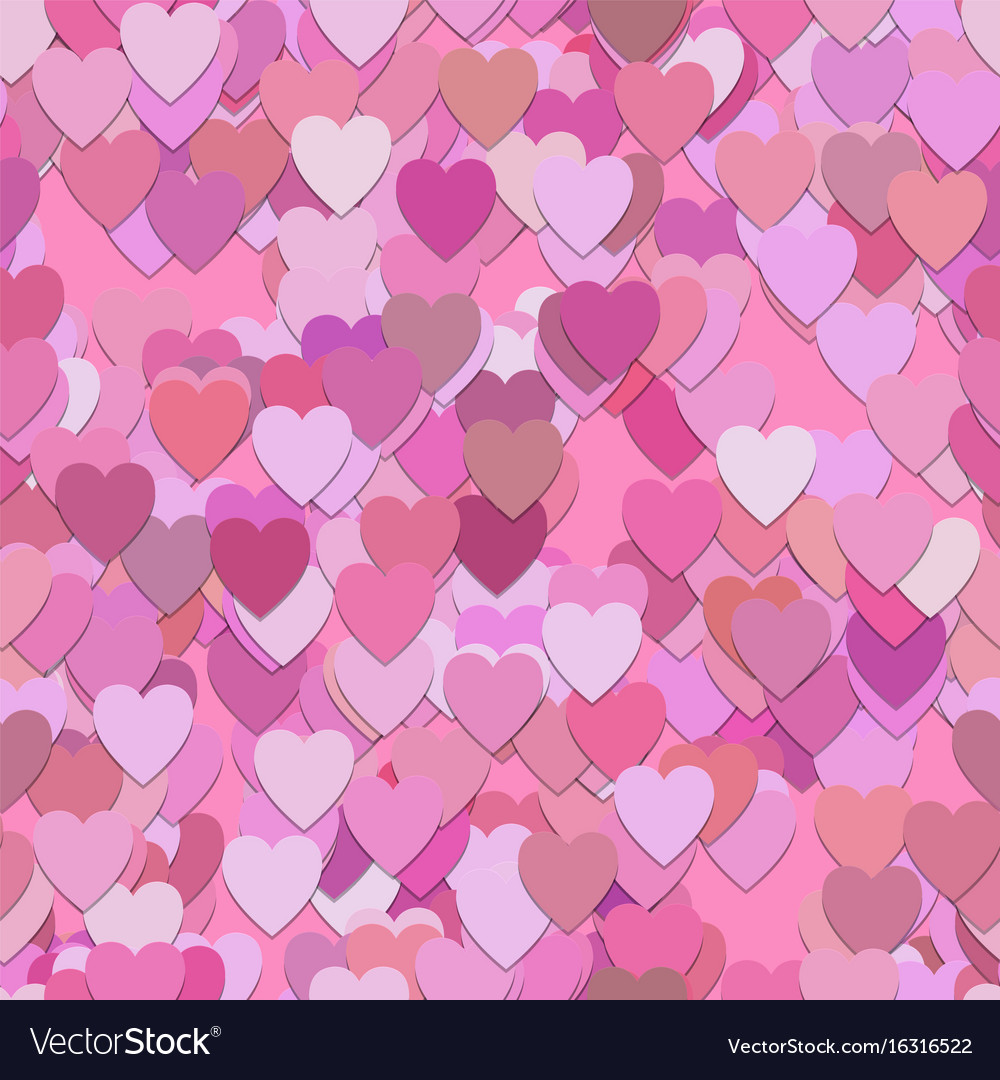 Seamless heart background pattern