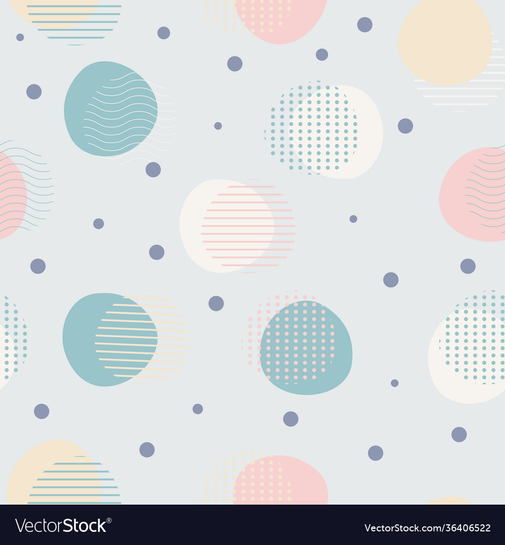 Seamless pattern with abstract and geometric shape