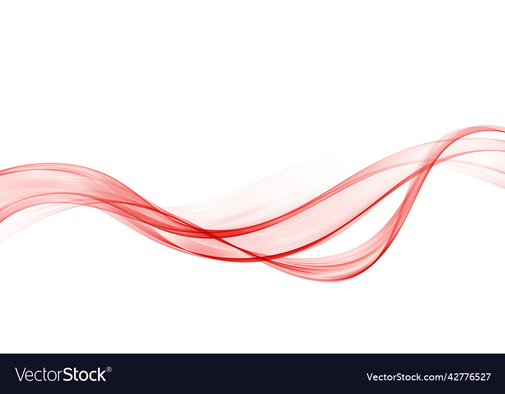 Abstract color wave design element vector image Abstract color wave design element