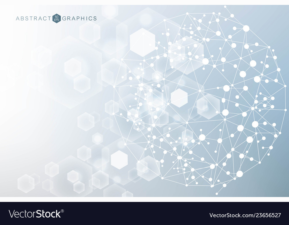 Big data visualization background modern Vector Image