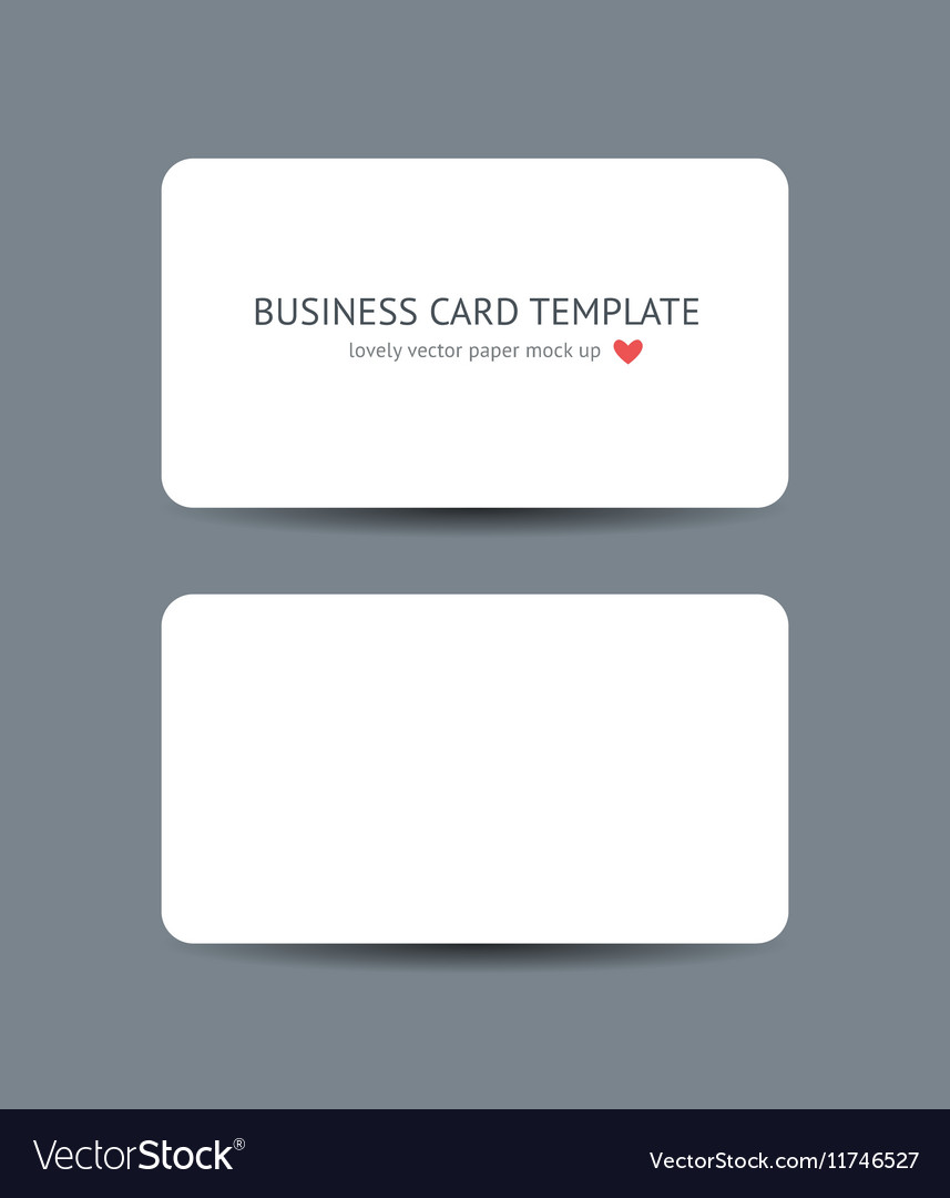 blank business card template photoshop