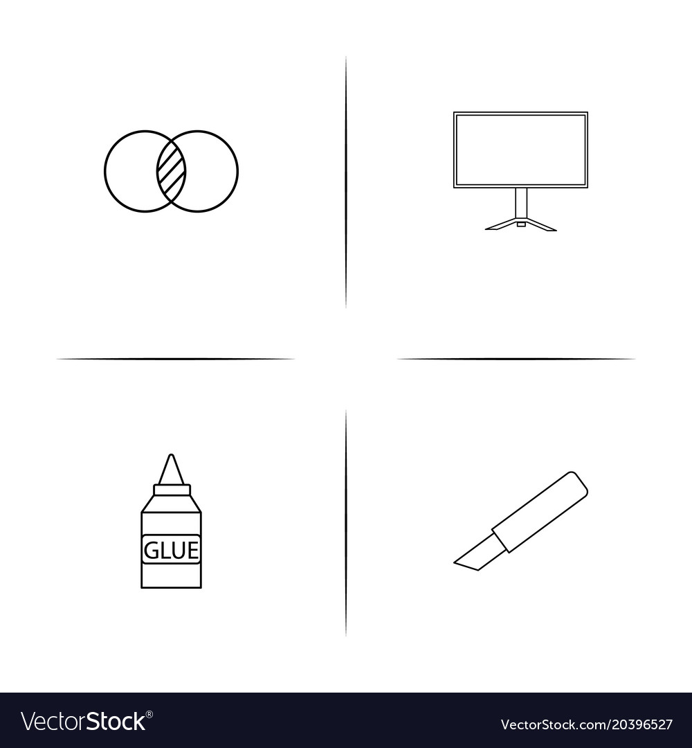 Creative process and design simple linear icon