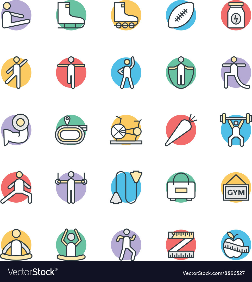 Fitness cool icons 3