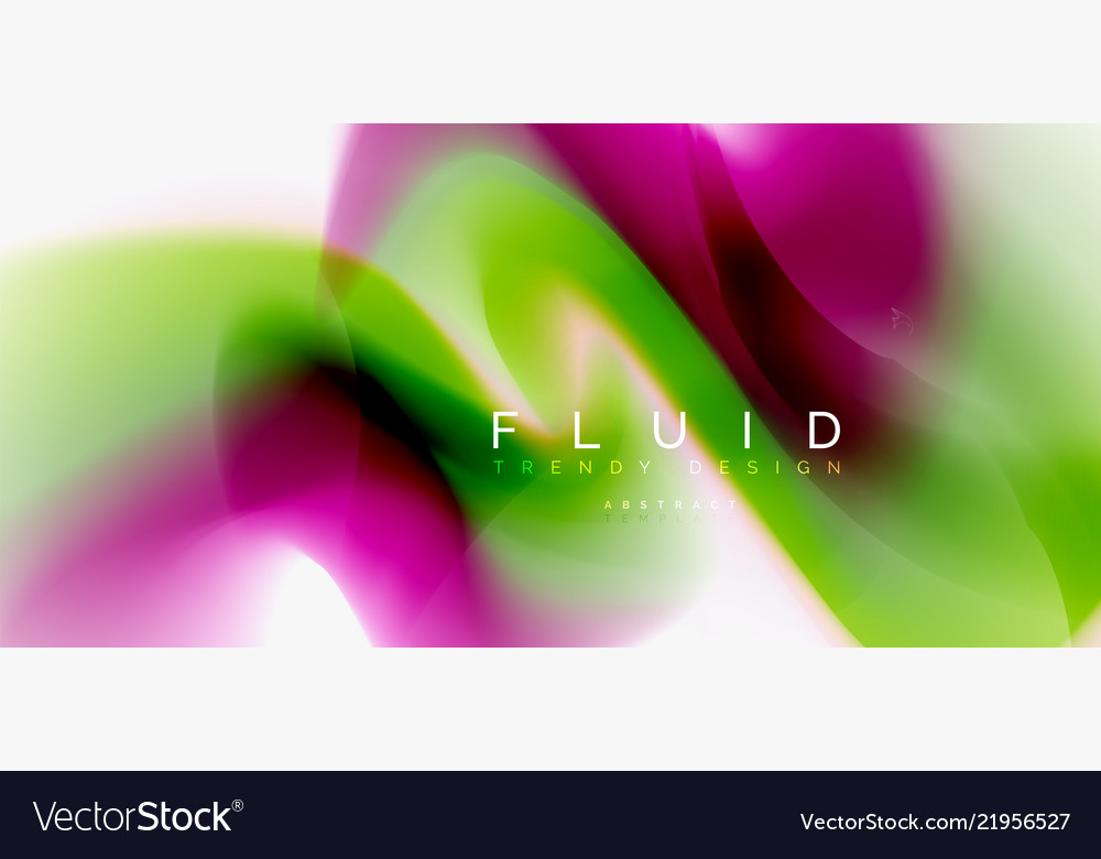 Fluid Color Wave Liquid Pattern