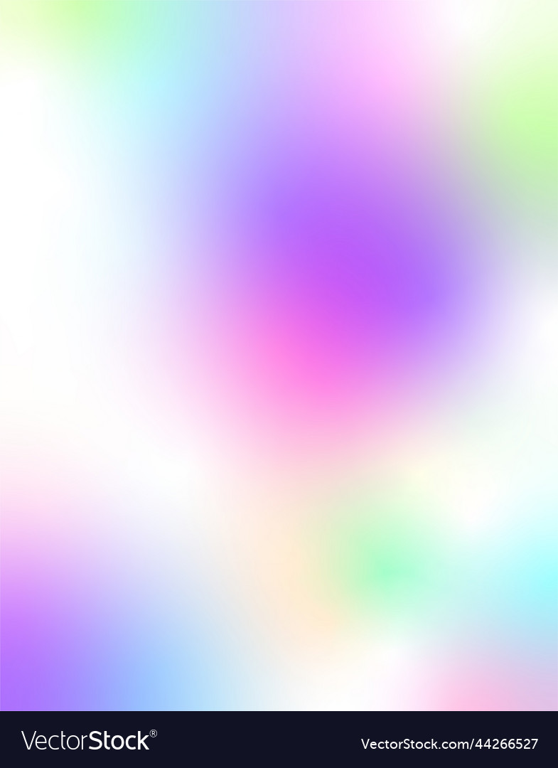 Holographic Rainbow Blur