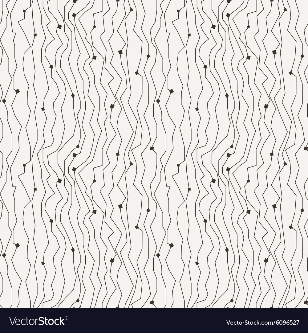 Seamless pattern of angular lines strung