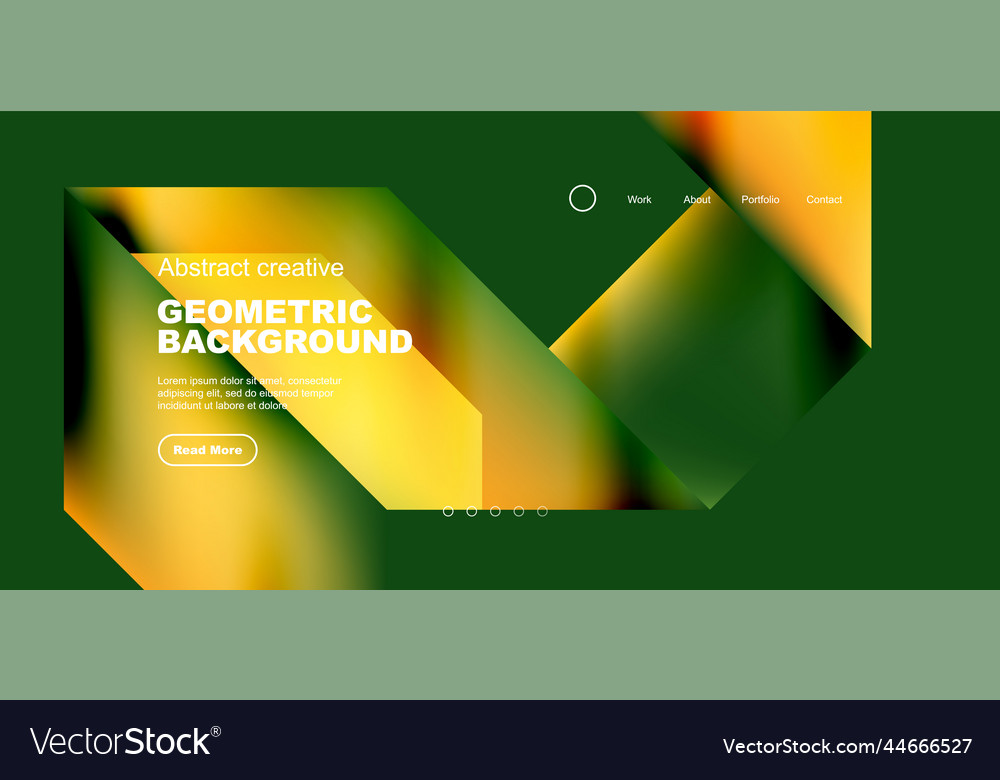 Triangles with fluid gradients abstract landing Vector Image Triangles with fluid gradients abstract landing