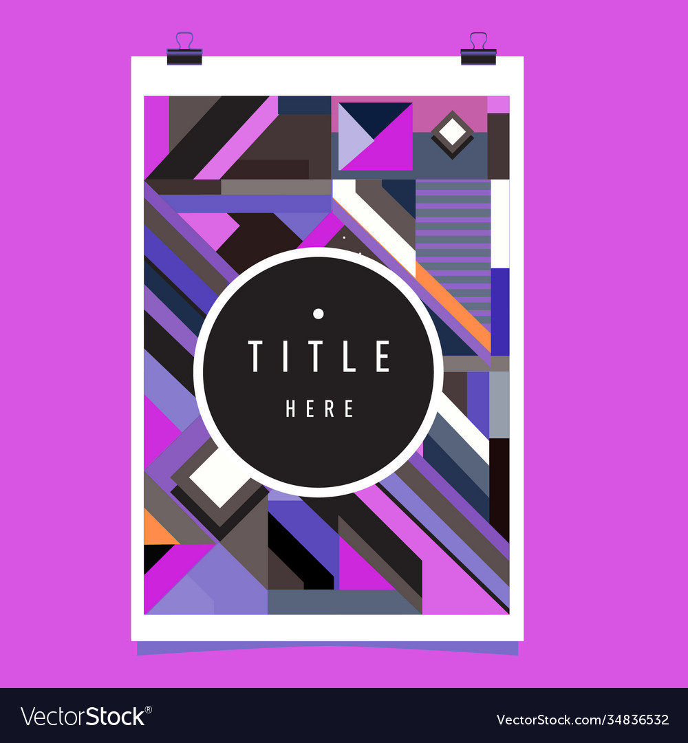 Abstract colorful geometric pattern background