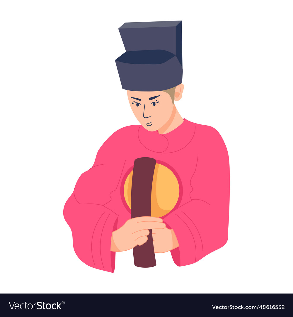 Ancient servant Royalty Free Vector Image - VectorStock