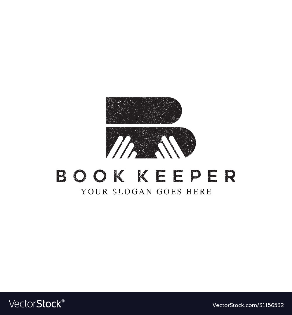 book-keeper-logo-inspirations-library-royalty-free-vector