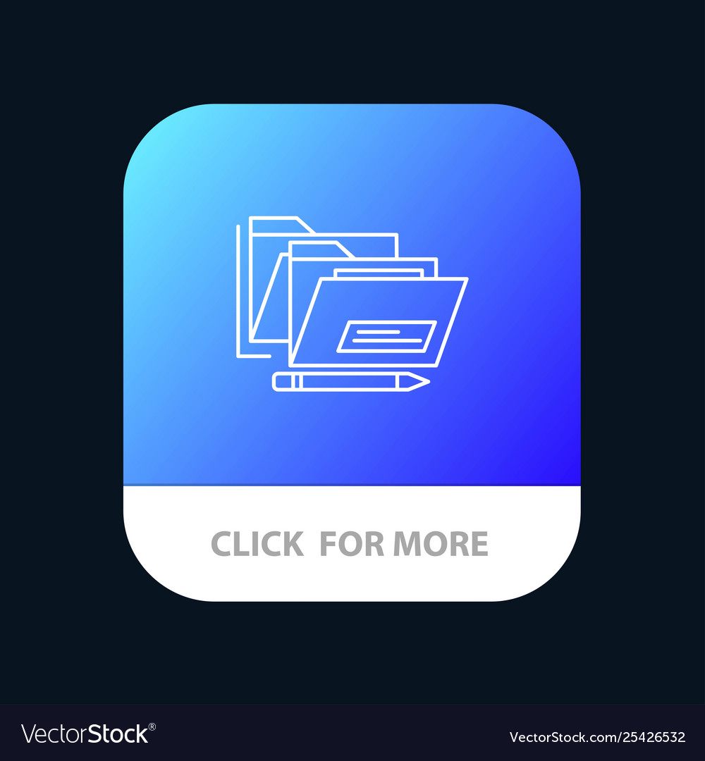 Dateiordner Datum sichere mobile App-Taste android vector image Dateiordner Datum sichere mobile App-Taste android