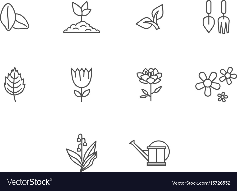 Garden icons