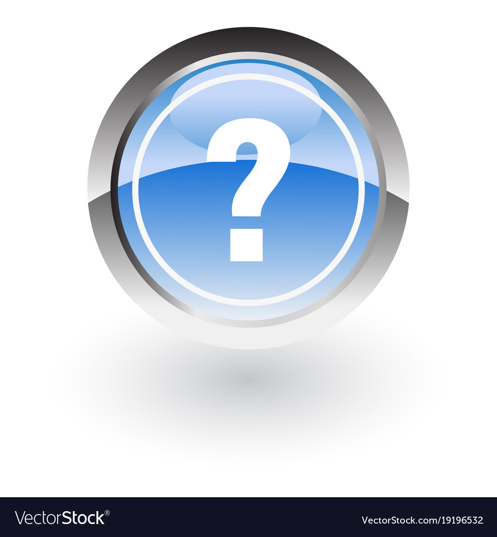 Glossy icon web questions