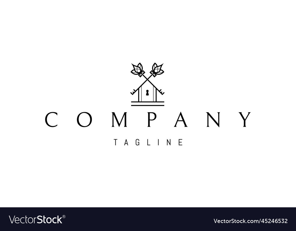 Logo on which an abstract image of two vector image Logo on which an abstract image of two