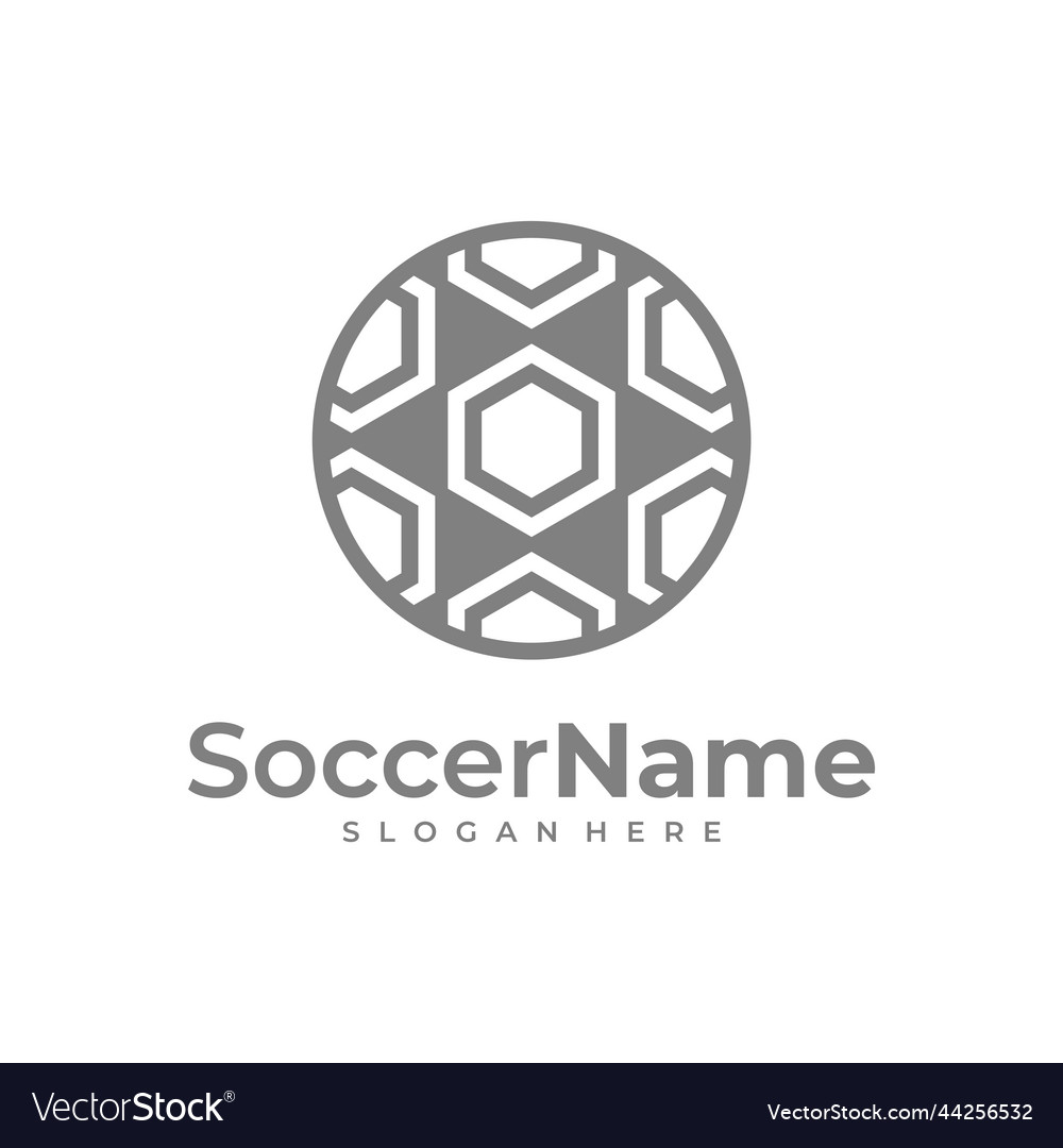 Modernes Fußball Logo Vorlage Fußball Design