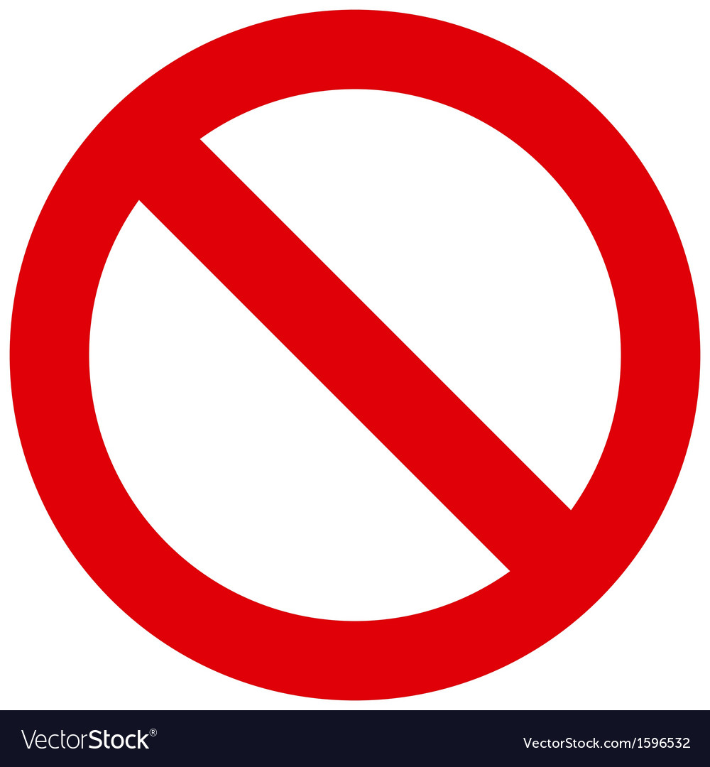 prohibited sign