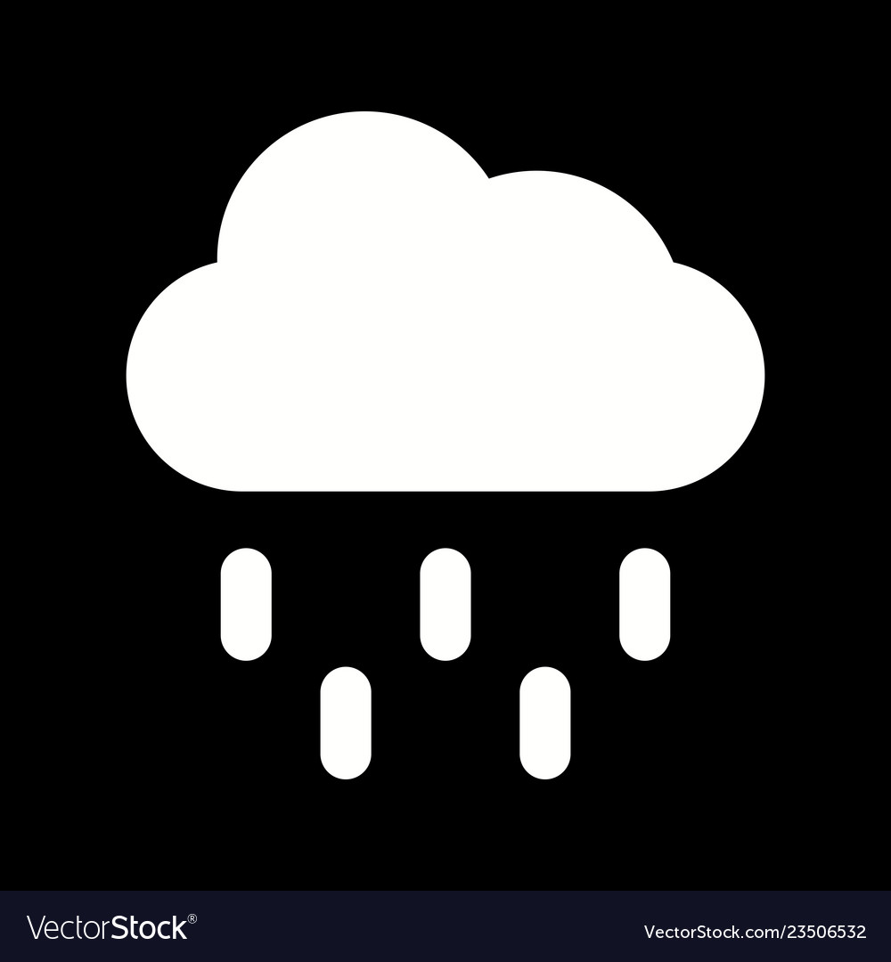 Rain icon Royalty Free Vector Image - VectorStock