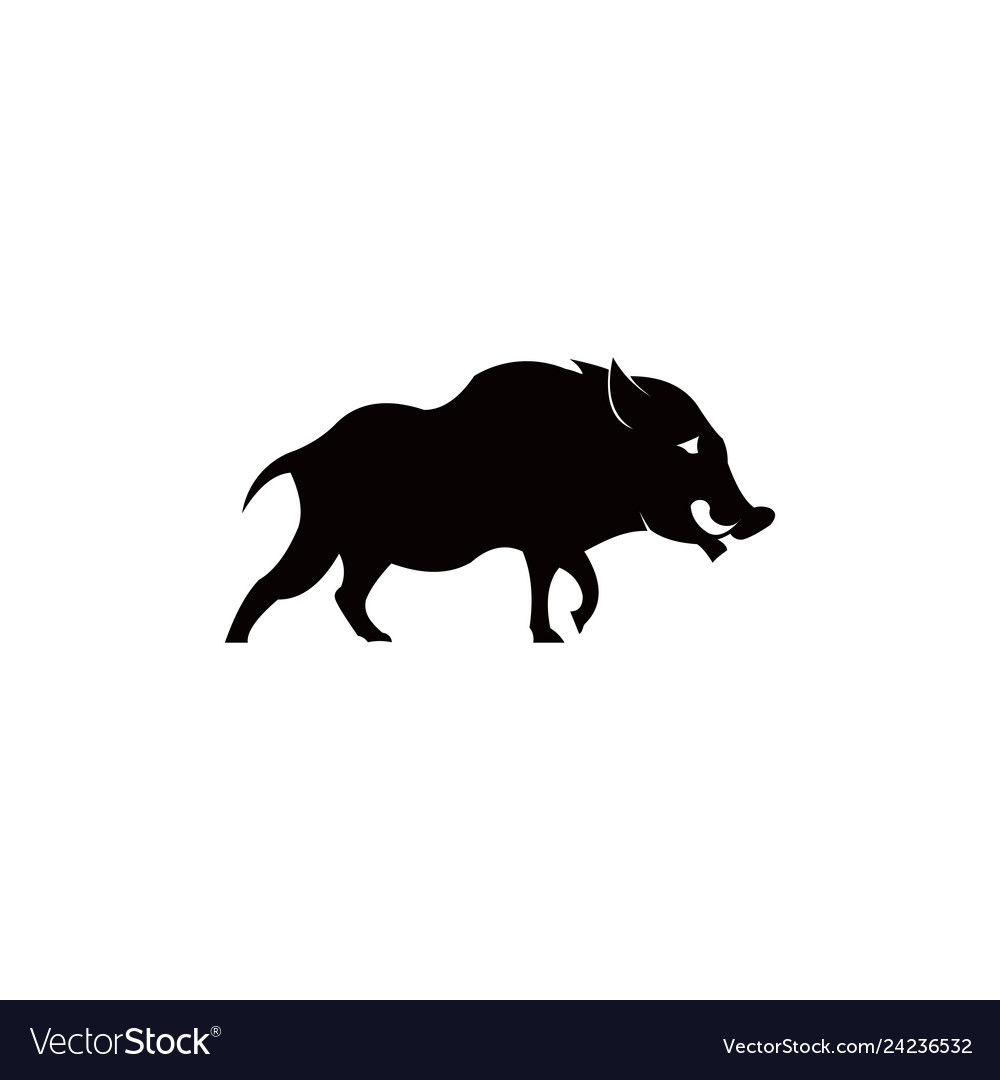 Wild Boar Silhouette