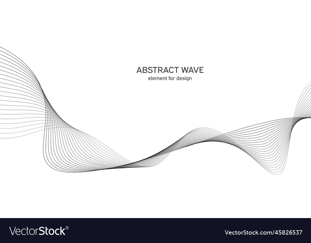 Abstract wave element for design digital vector image Abstract wave element for design digital