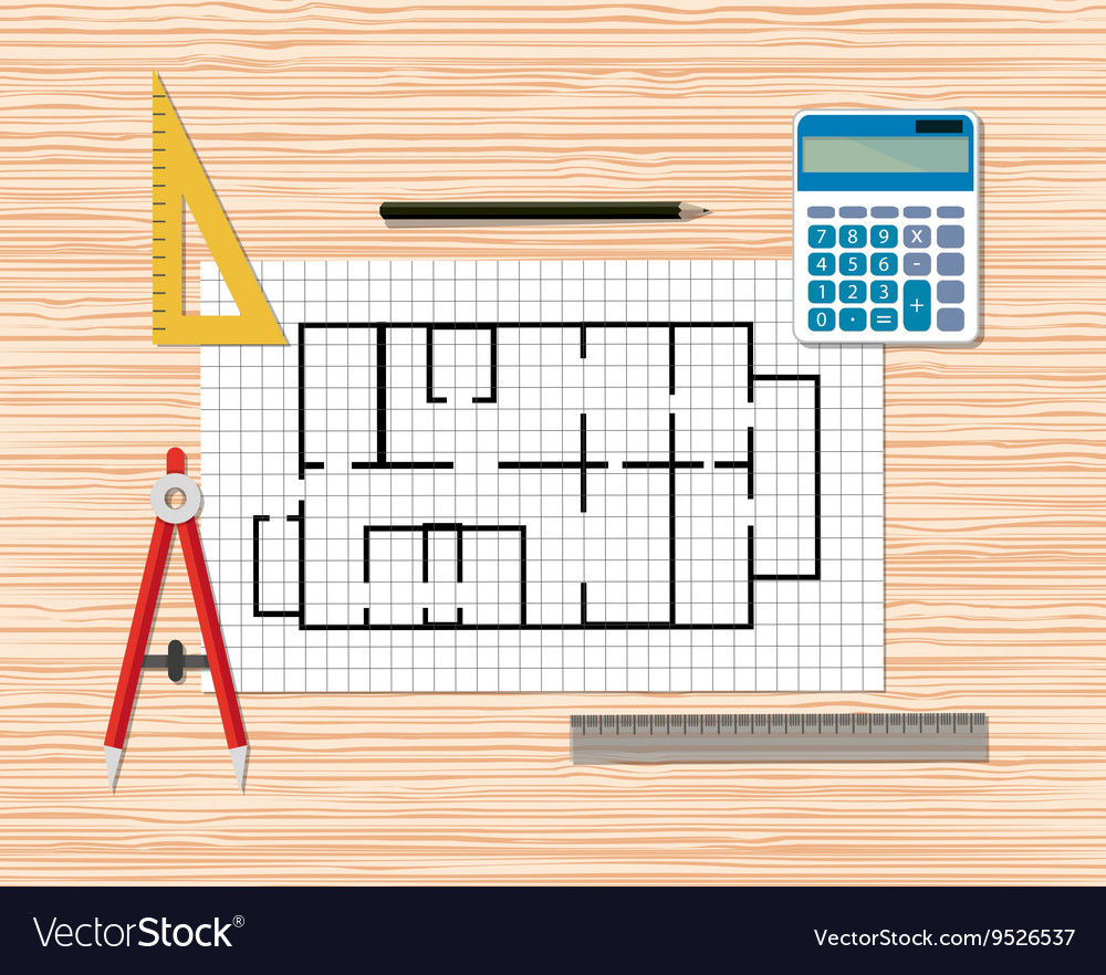Architectural Construction Building Royalty Free Vector