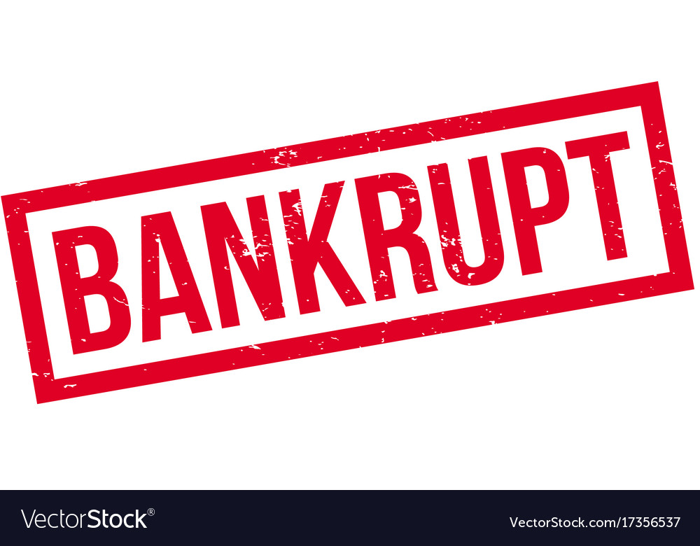 Bankrott Stempel