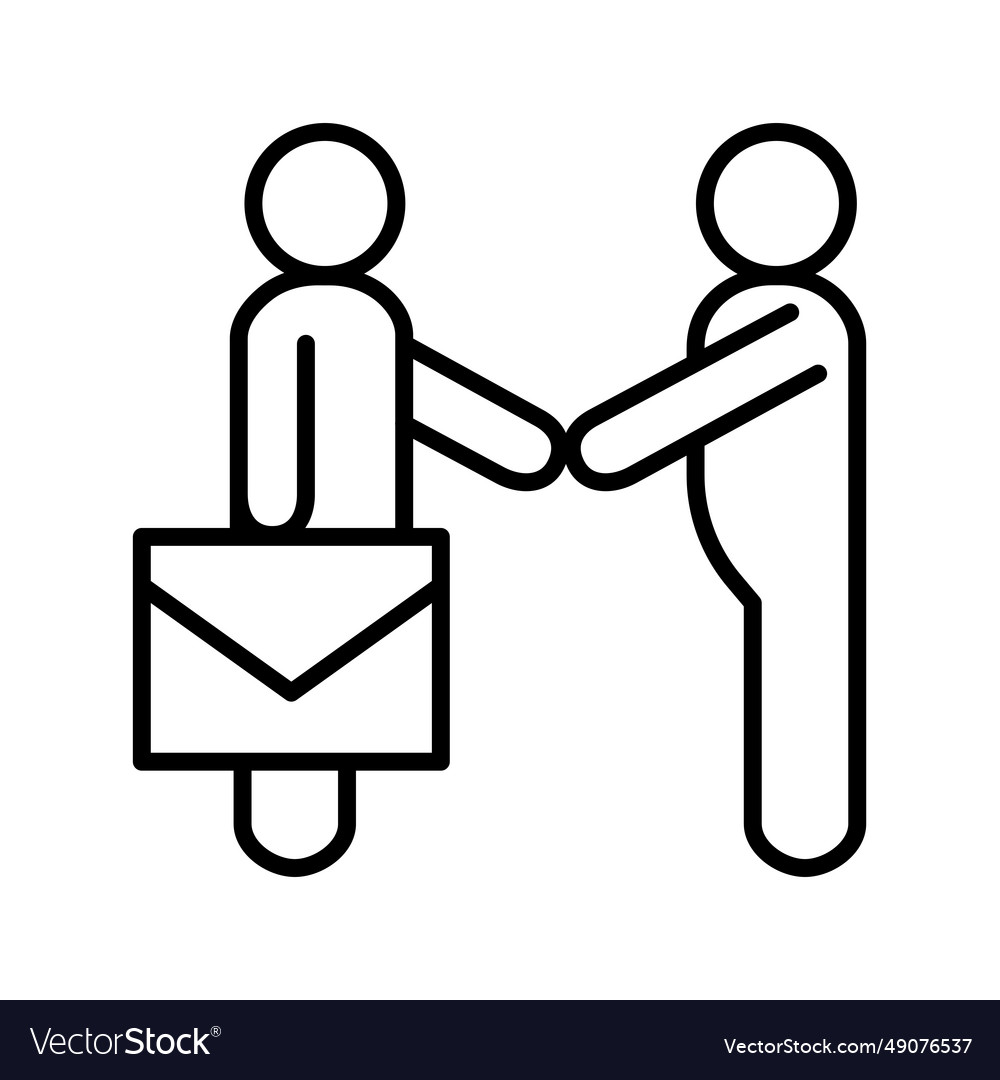 Business partner icon Royalty Free Vector Image