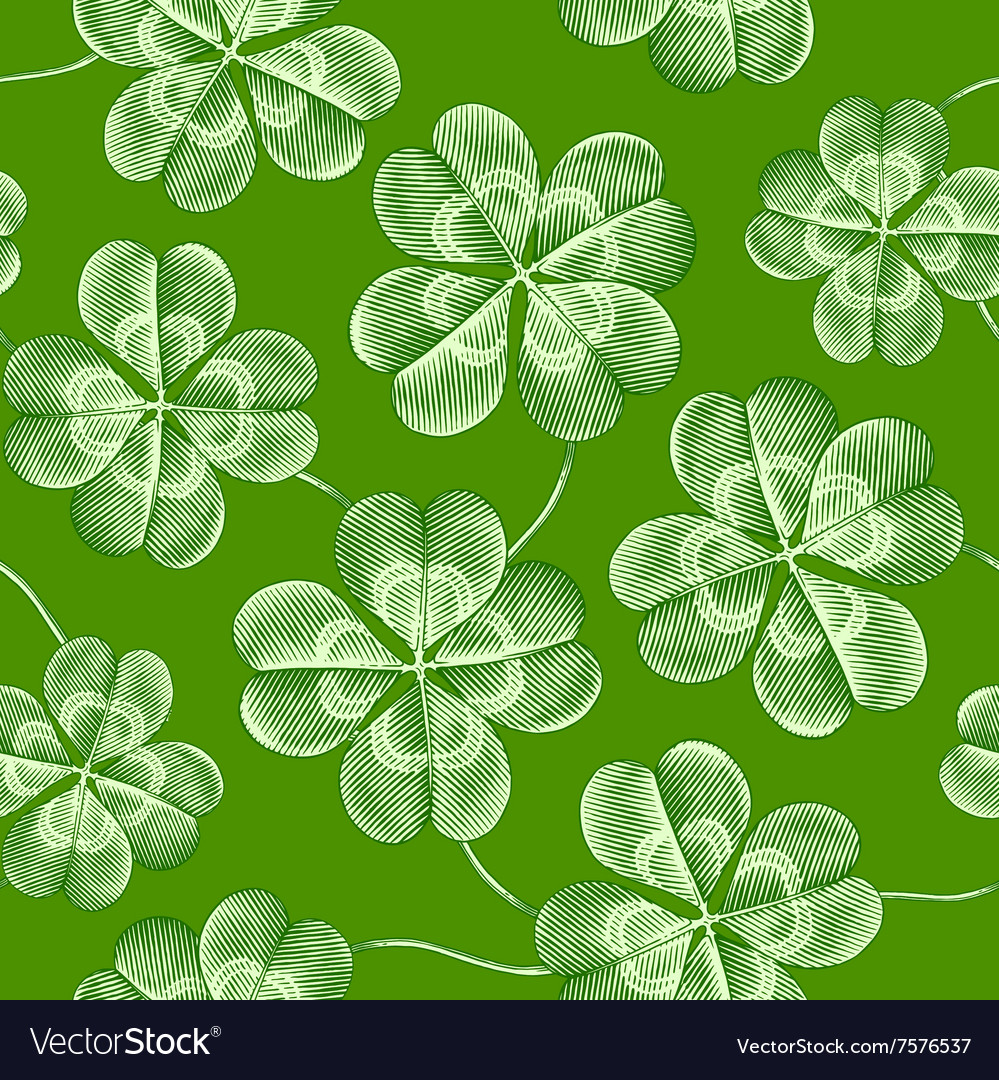 Elegant Four-Leaf Clover Pattern