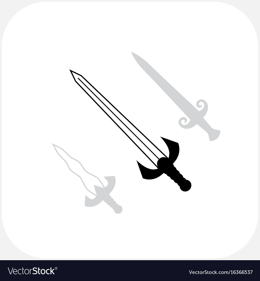 Knives sharp blades symbols Royalty Free Vector Image