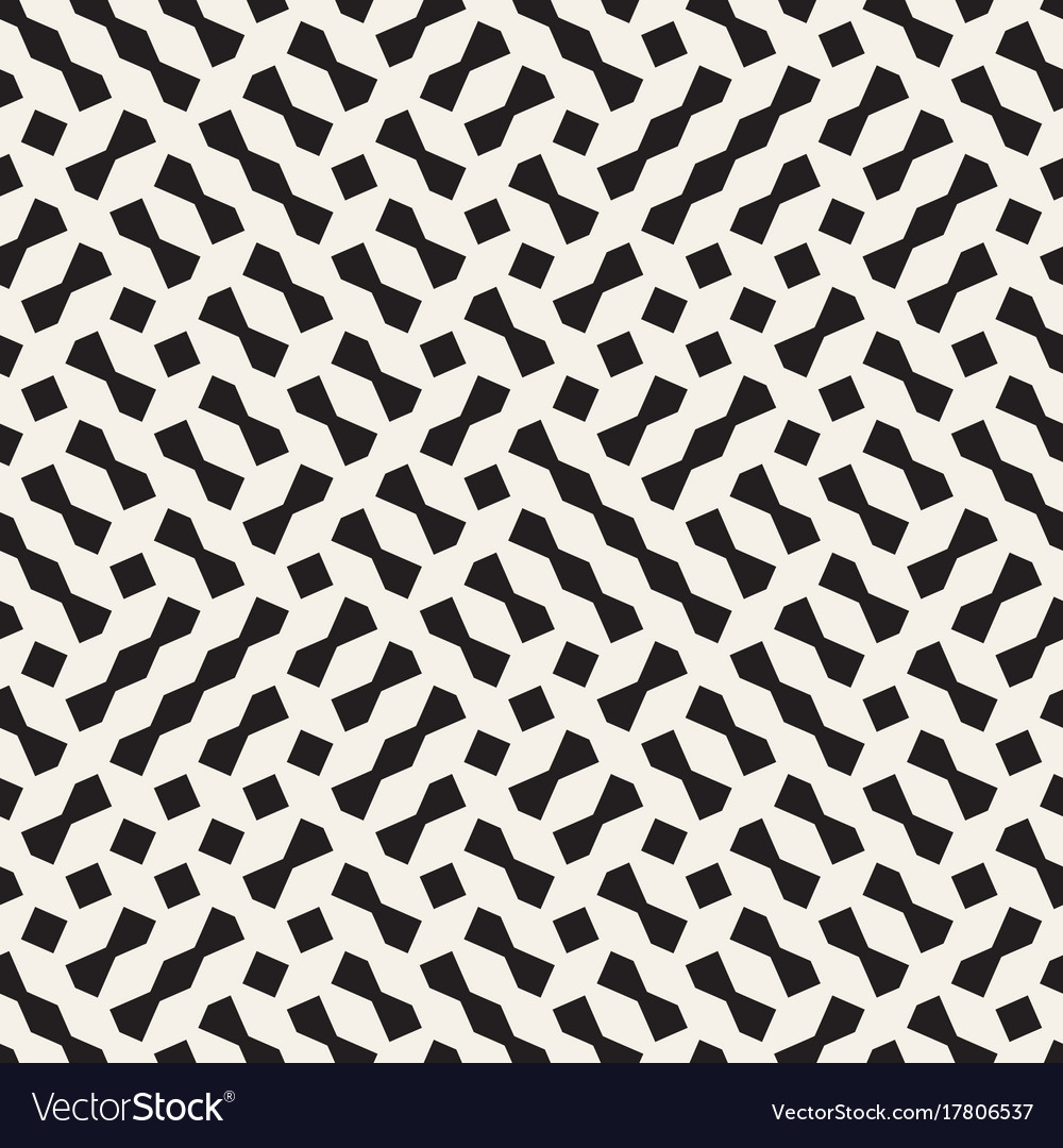 Seamless geometric lattice pattern irregular