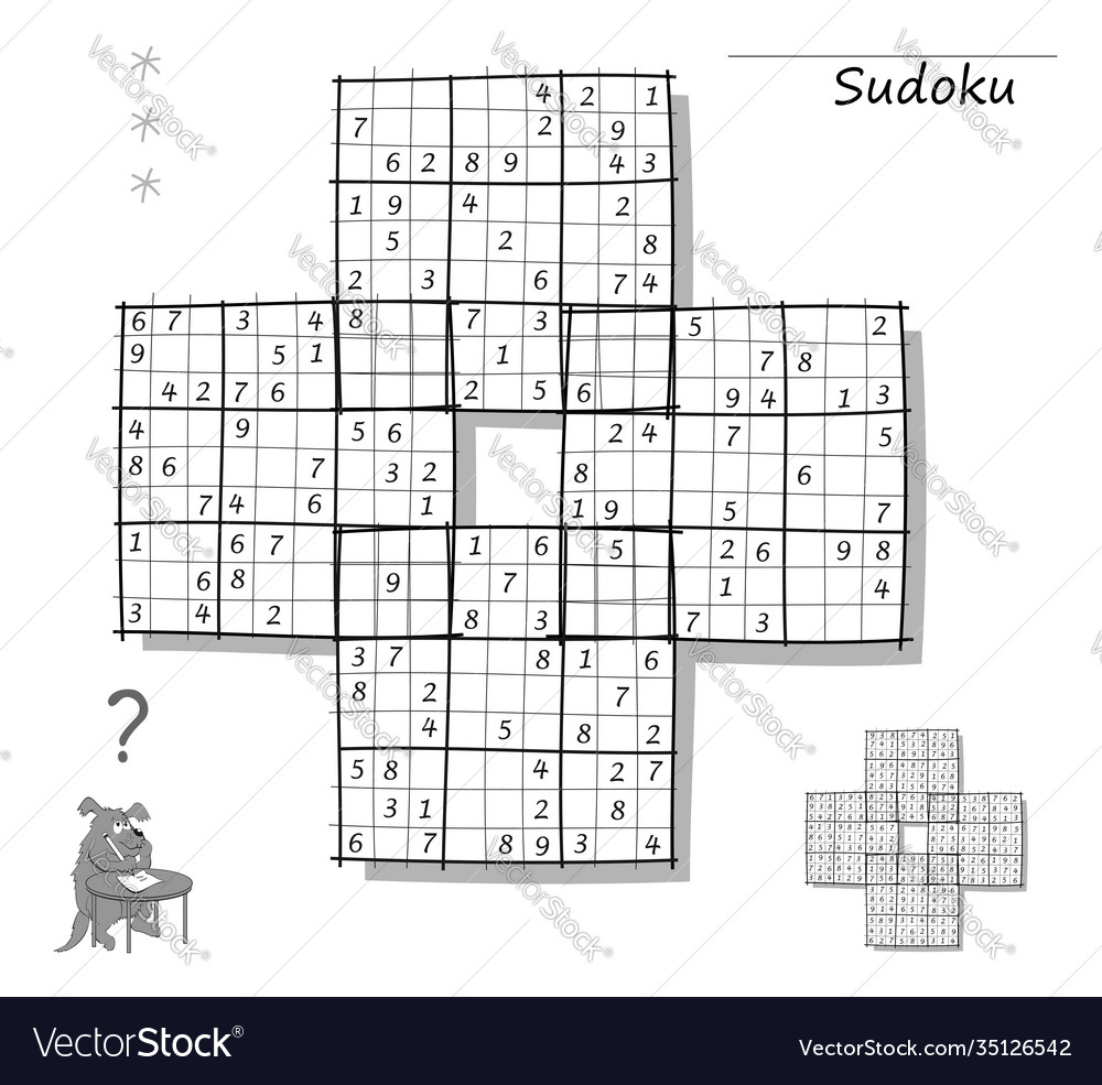 Set of Sudoku Puzzles. Different Levels. Logic Game for Children and  Adults. Play Online. Memory Training Exercises for Seniors Stock Vector -  Illustration of page, logic: 201198331