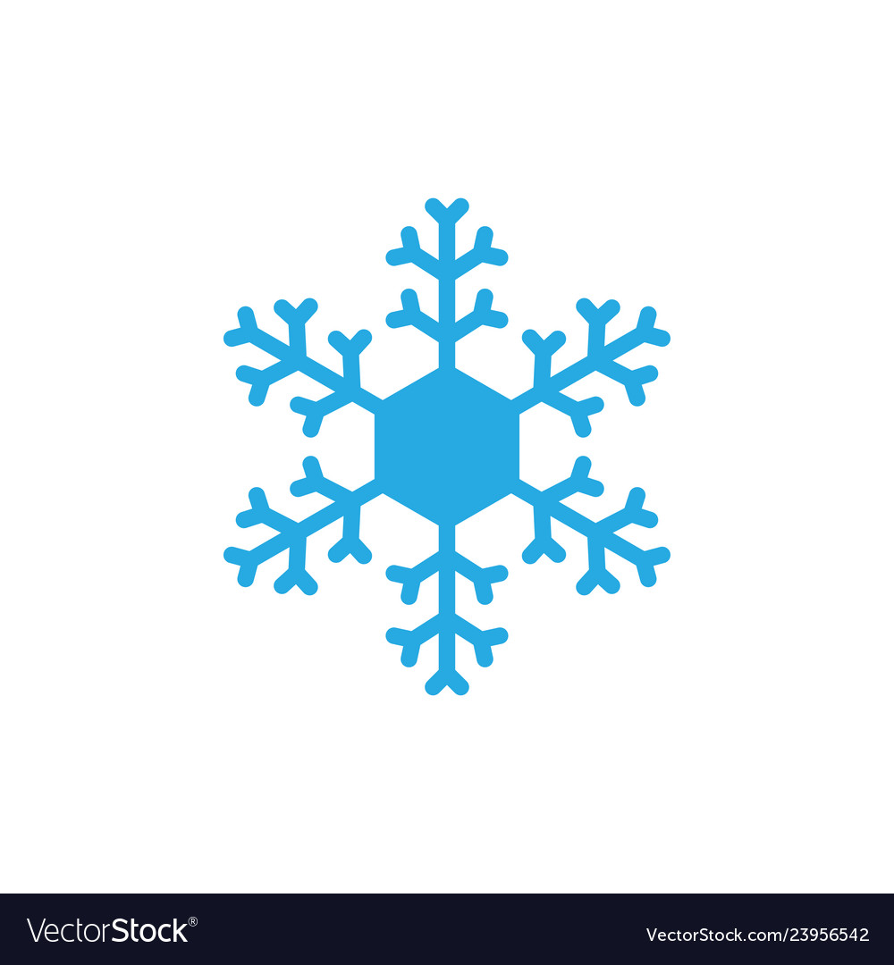Snowflake icon design template