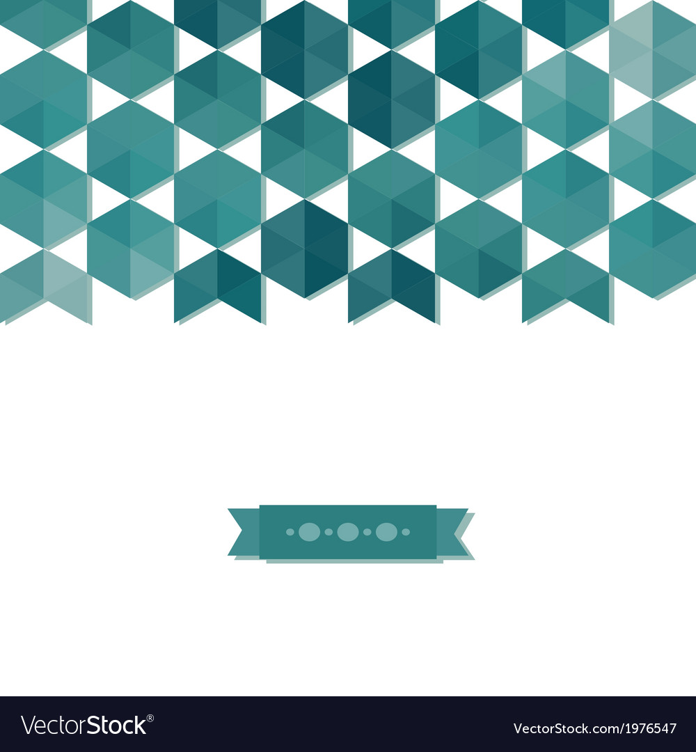 Abstract background banner of hexagon