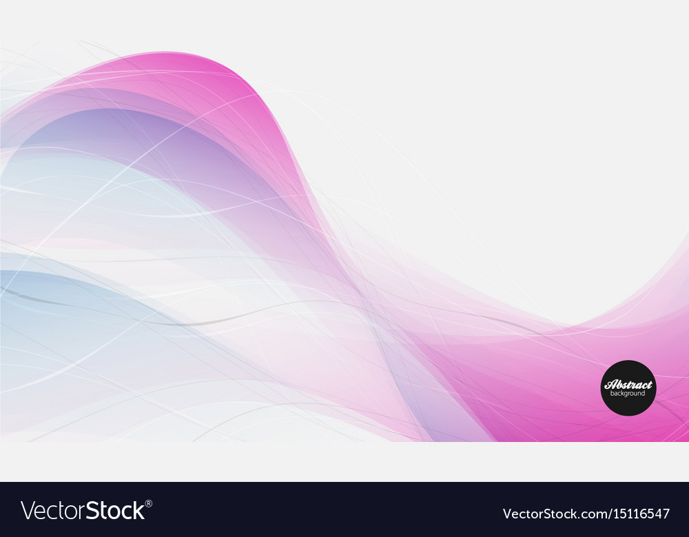 Abstract background transparent waved lines