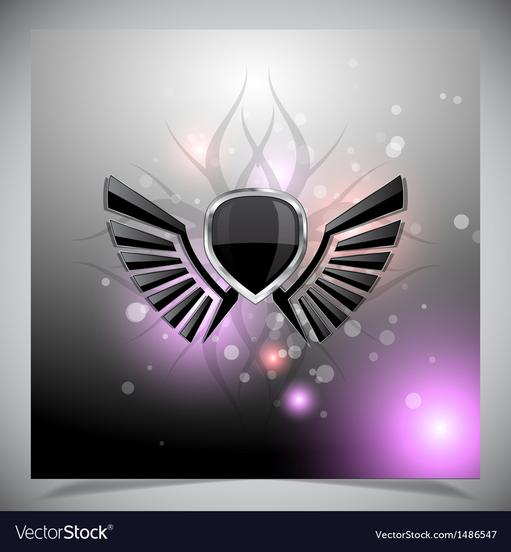 Abstract background with wings