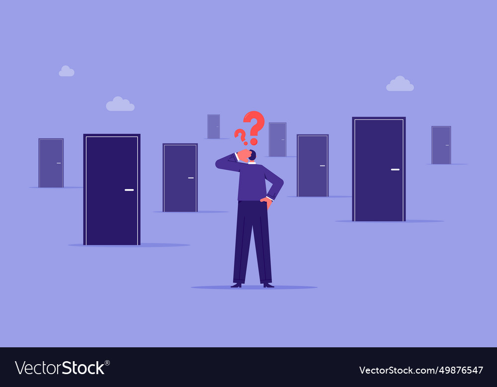 Business choice or decision concept Royalty Free Vector