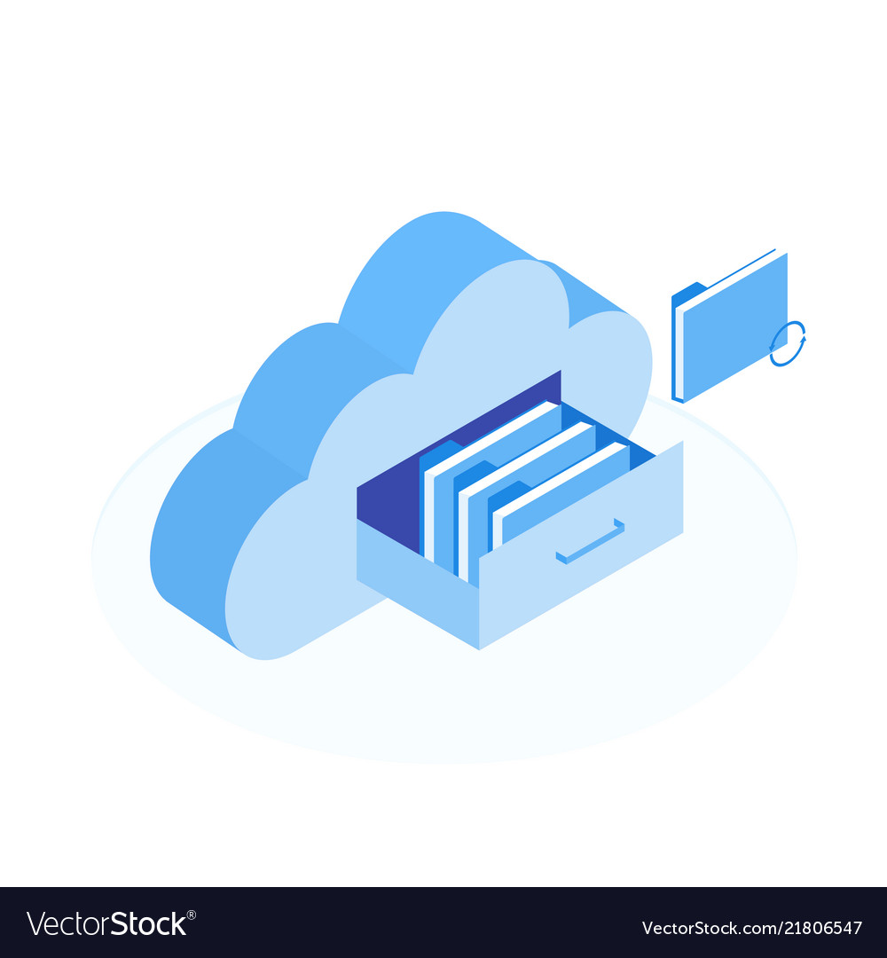 Cloud Data Storage Concept