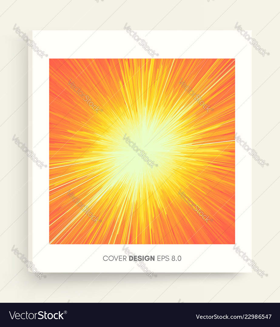 Dynamic Starburst Explosion Background