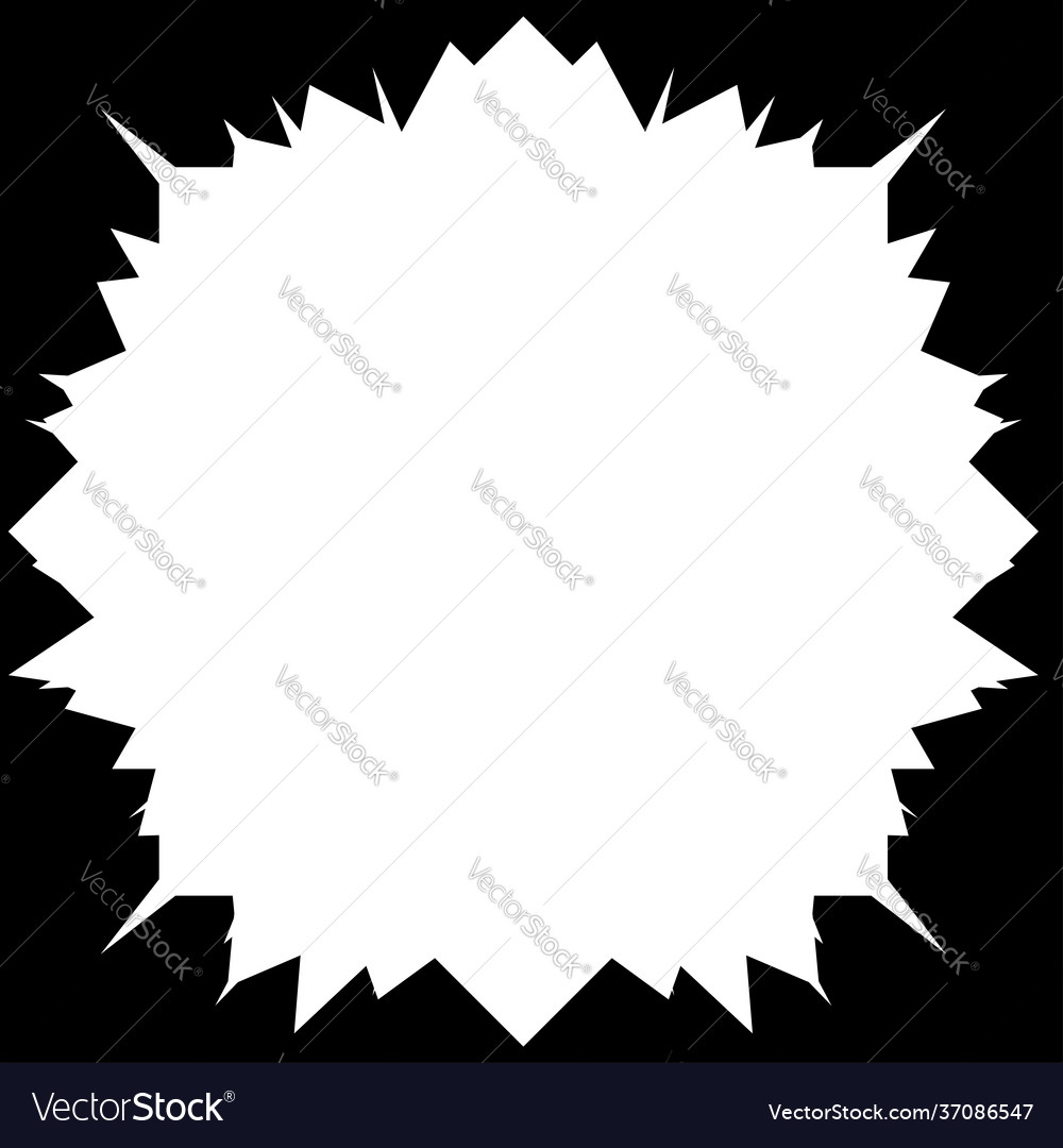 Edgy geometric shape element patch with sharp Vector Image