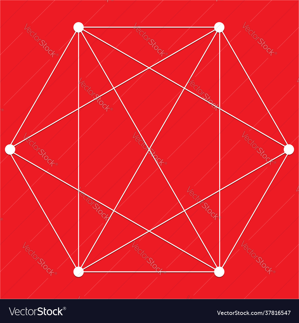 Verriegelungs-Verbindung Polygon-Formelement vector image Verriegelungs-Verbindung Polygon-Formelement