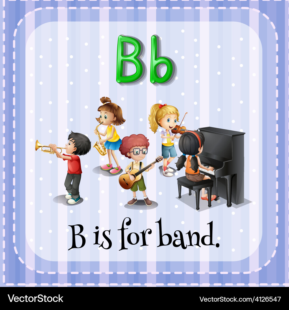 Letter b Royalty Free Vector Image - VectorStock