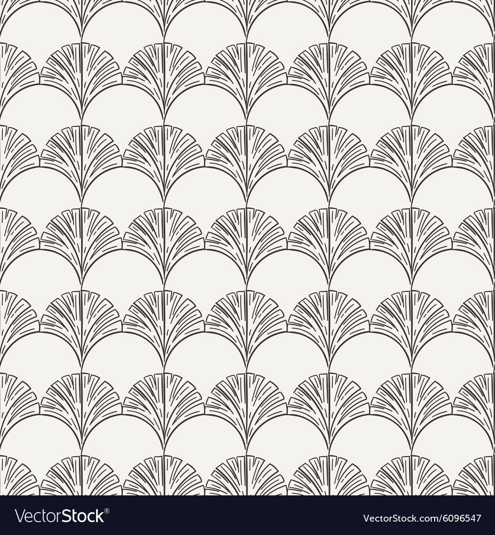 Seamless hand-drawn floral pattern