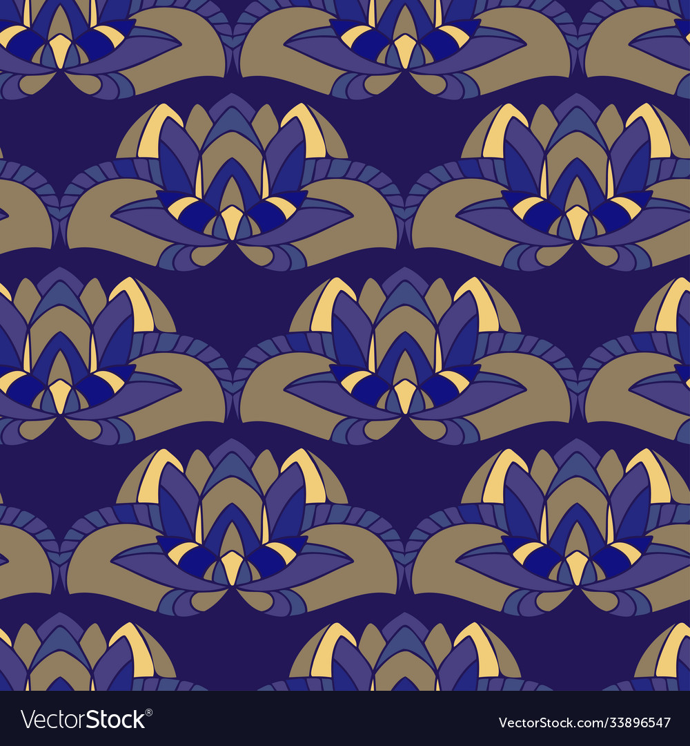 Seamless pattern colorful design vector image Seamless pattern colorful design