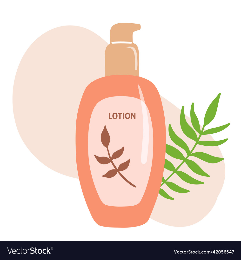 Skin care products body lotion face Royalty Free Vector